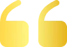 Yellow quotation marks on a black background.